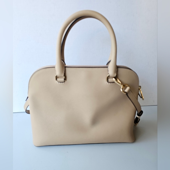 Handbag, Michael Kors, Cindy Satchel, Cream, EUC - Picture 2 of 10